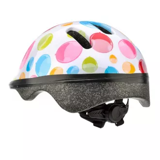 Otroška kolesarska čelada MTR, barvne pike, S