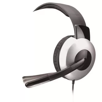 GENIUS slušalke z mikrofonom HS-05A, navijalni kabel