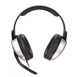 GENIUS slušalke z mikrofonom HS-05A, navijalni kabel