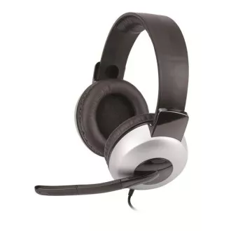 GENIUS slušalke z mikrofonom HS-05A, navijalni kabel