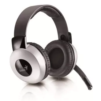 GENIUS slušalke z mikrofonom HS-05A, navijalni kabel