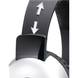 GENIUS slušalke z mikrofonom HS-05A, navijalni kabel