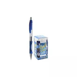 Gel pisalo Junior 205A plastično 0,5 mm, modro, prozorno ohišje