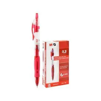 Gel pisalo MG AGPb02372 0,5 mm z rdečo barvo, prozorno Gel pisalo MG AGPb02372 0,5 mm z rdečo barvo, prozorno