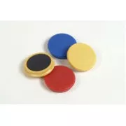 Magneti 32 mm Ron 8 kosov mešane barve okrogli