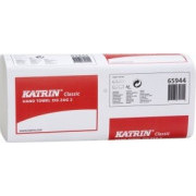 Brisače pap. Z-Z Katrin Classic 2vrs. bela reciklirana 232x230mm (v pakiranju 20x150pcs=3000pcs)