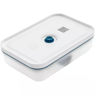 Vakuumski set ZWILLING, 5x plastična posoda, 1x steklena posoda, 7 vrečk, vakuumska črpalka, 2 trakova, modra - Fresh & Save