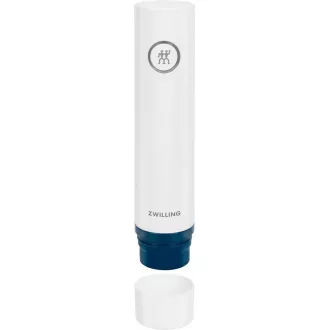 Vakuumski set ZWILLING, 5x plastična posoda, 1x steklena posoda, 7 vrečk, vakuumska črpalka, 2 trakova, modra - Fresh & Save