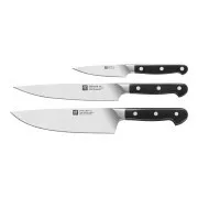 Komplet nožev ZWILLING, 3 kosi, iz nerjavečega jekla, kuharski nož 20 cm, nož za rezanje 20 cm, nož za nabodala 10 cm - Pro