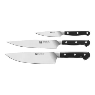 Komplet nožev ZWILLING, 3 kosi, iz nerjavečega jekla, kuharski nož 20 cm, nož za rezanje 20 cm, nož za nabodala 10 cm - Pro Komplet nožev ZWILLING, 3 kosi, iz nerjavečega jekla, kuharski nož 20 cm, nož za rezanje 20 cm, nož za nabodala 10 cm - Pro