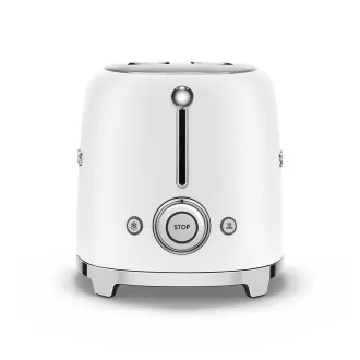 Smeg TSF01WHMEU opekač kruha / opekač kruha, 2 opekača kruha, 6 ravni opekanja, predal za drobtine, slog. 50. leta, mat belo