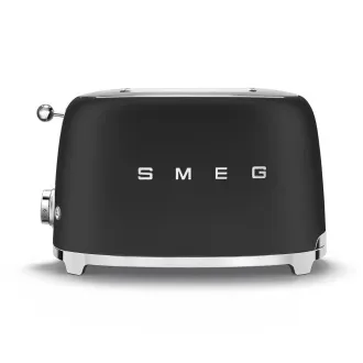 Smeg TSF01BLMEU opekač/toaster, 2 opekača, 6 stopenj opekanja, predal za drobtine, stil. 50. leta, mat črna Smeg TSF01BLMEU opekač/toaster, 2 opekača, 6 stopenj opekanja, predal za drobtine, stil. 50. leta, mat črna