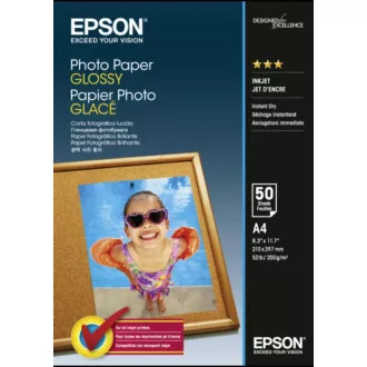 EPSON Papir A4 - fotografski papir sijajni A4 50 listov