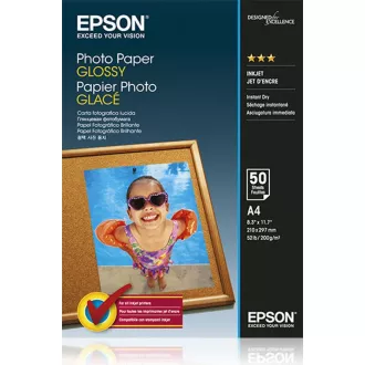 EPSON Papir A4 - fotografski papir sijajni A4 50 listov