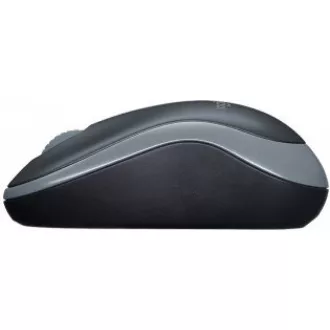 Logitech brezžična miška M185, ključ USB, siva