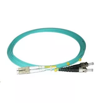 Dupleksni povezovalni kabel MM 50/125, OM3, LC-ST, LS0H, 2m