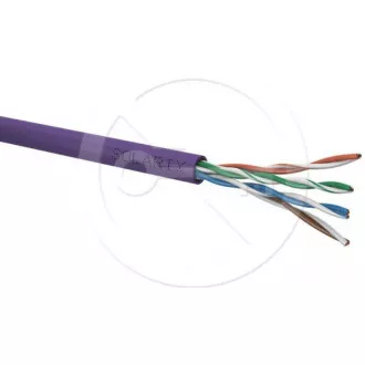 Instalacijski kabel Solarix UTP, Cat5E, žica, LSOH, škatla 305m SXKD-5E-UTP-LSOH