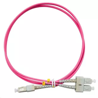 Dupleksni povezovalni kabel MM 50/125, OM4, SC-SC, LS0H, 1m
