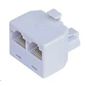 Vtičnica RJ45, 1x8p8c/2x8p8c - telefon
