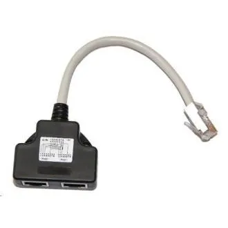 RJ45 razcepnik, 1x8p8c/2x8p4c, TEL-TEL