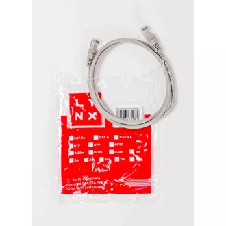 LYNX povezovalni kabel Cat5E, UTP - 1, 5m, siv