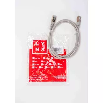 LYNX povezovalni kabel Cat5E, FTP - 3 m, siv