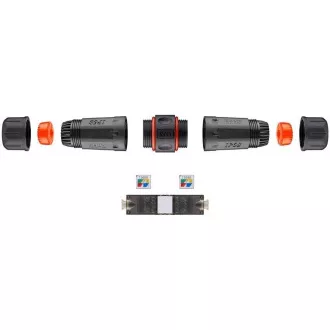 Vodotesni konektor STP RJ45, Cat5E, Cat6, Cat6A, zaščita IP68