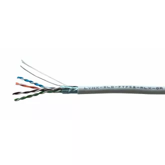 Kabel FTP LYNX REELEX AIR, Cat5E, žica, PVC, Eca, siva, 305 m
