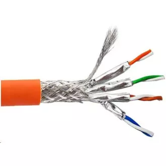 S/FTP kabel LEXI-Net, Cat6A, LS0H, B2ca-s1a, d0, a1, oranžna, 500m, tuljava