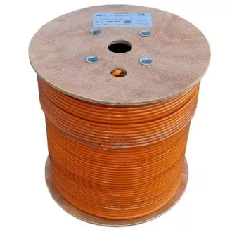 S/FTP kabel LEXI-Net, Cat6A, LS0H, B2ca-s1a, d0, a1, oranžna, 500m, tuljava