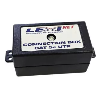 LEXI-Net MINI UTP Cat5E priključna omarica, črna