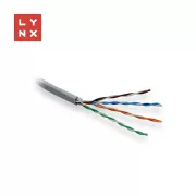 LYNX UTP kabel Cat5e, PVC (Eca), varjen, notranji, siv, škatla 305m