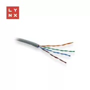 LYNX UTP kabel Cat5e, LSOH, varjen, notranji, siv, škatla 305m