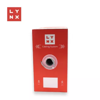 LYNX UTP kabel Cat5e, LSOH, varjen, notranji, siv, škatla 305m