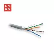 LYNX FTP kabel Cat5e, PVC, 0, 5 mm, varjen, notranji, siv, škatla 305 m
