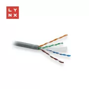 LYNX UTP kabel, Cat6, LSOH, varjen, notranji, siv, škatla 305m