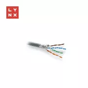 LYNX FTP kabel, Cat6, PVC (Eca), varjen, notranji, siv, tuljava 305 m