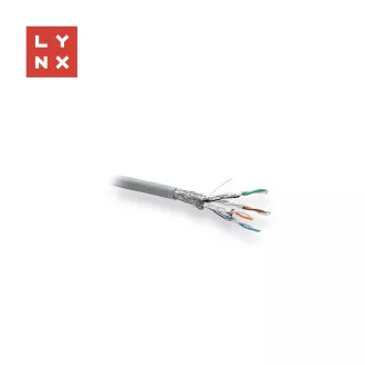 LYNX SFTP kabel, Cat6a, LSZH, varjen, notranji, siv, tuljava 500 m LYNX SFTP kabel, Cat6a, LSZH, varjen, notranji, siv, tuljava 500 m
