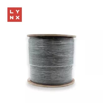 LYNX SFTP kabel, Cat6a, LSZH, varjen, notranji, siv, tuljava 500 m LYNX SFTP kabel, Cat6a, LSZH, varjen, notranji, siv, tuljava 500 m
