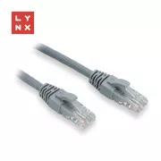LYNX UTP povezovalni kabel Cat6, PVC, 7 m, siv