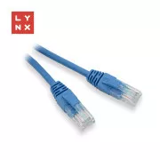 LYNX UTP povezovalni kabel Cat5e, PVC, CCA, 0, 5m, moder (paket vsebuje 10 kosov)