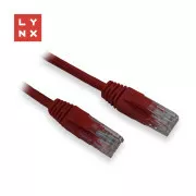 LYNX UTP povezovalni kabel Cat5e, PVC, CCA, 7 m, rdeč