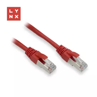 LYNX FTP povezovalni kabel Cat5e PVC, CCA, 7 m, rdeč LYNX FTP povezovalni kabel Cat5e PVC, CCA, 7 m, rdeč