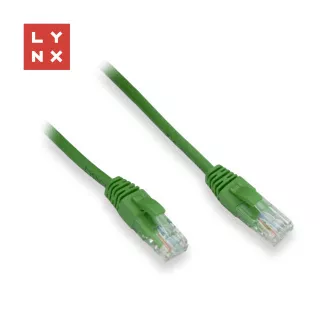 LYNX UTP povezovalni kabel Cat5e, PVC, CCA, 5m, zeleni LYNX UTP povezovalni kabel Cat5e, PVC, CCA, 5m, zeleni
