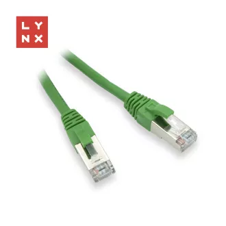 LYNX FTP povezovalni kabel Cat5e PVC, CCA, 2 m, zelen