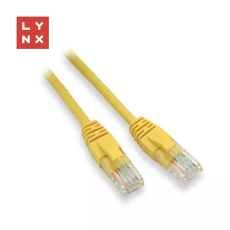 LYNX UTP povezovalni kabel Cat5e, PVC, CCA, 0, 5m, rumen (paket vsebuje 10 kosov) LYNX UTP povezovalni kabel Cat5e, PVC, CCA, 0, 5m, rumen (paket vsebuje 10 kosov)
