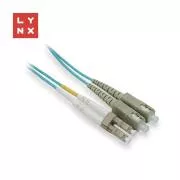 LYNX obojestranski povezovalni kabel MM, OM3, LC/SC, 50/125µm, 15m