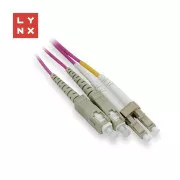LYNX obojestranski povezovalni kabel MM, OM4, LC/SC, 50/125µm, 3m