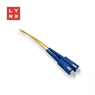 LYNX obojestranski povezovalni kabel SM, OS2, SC/SC, 9/125µm, 1m