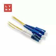 LYNX obojestranski povezovalni kabel SM, OS2, LC/SC, 9/125µm, 3m
